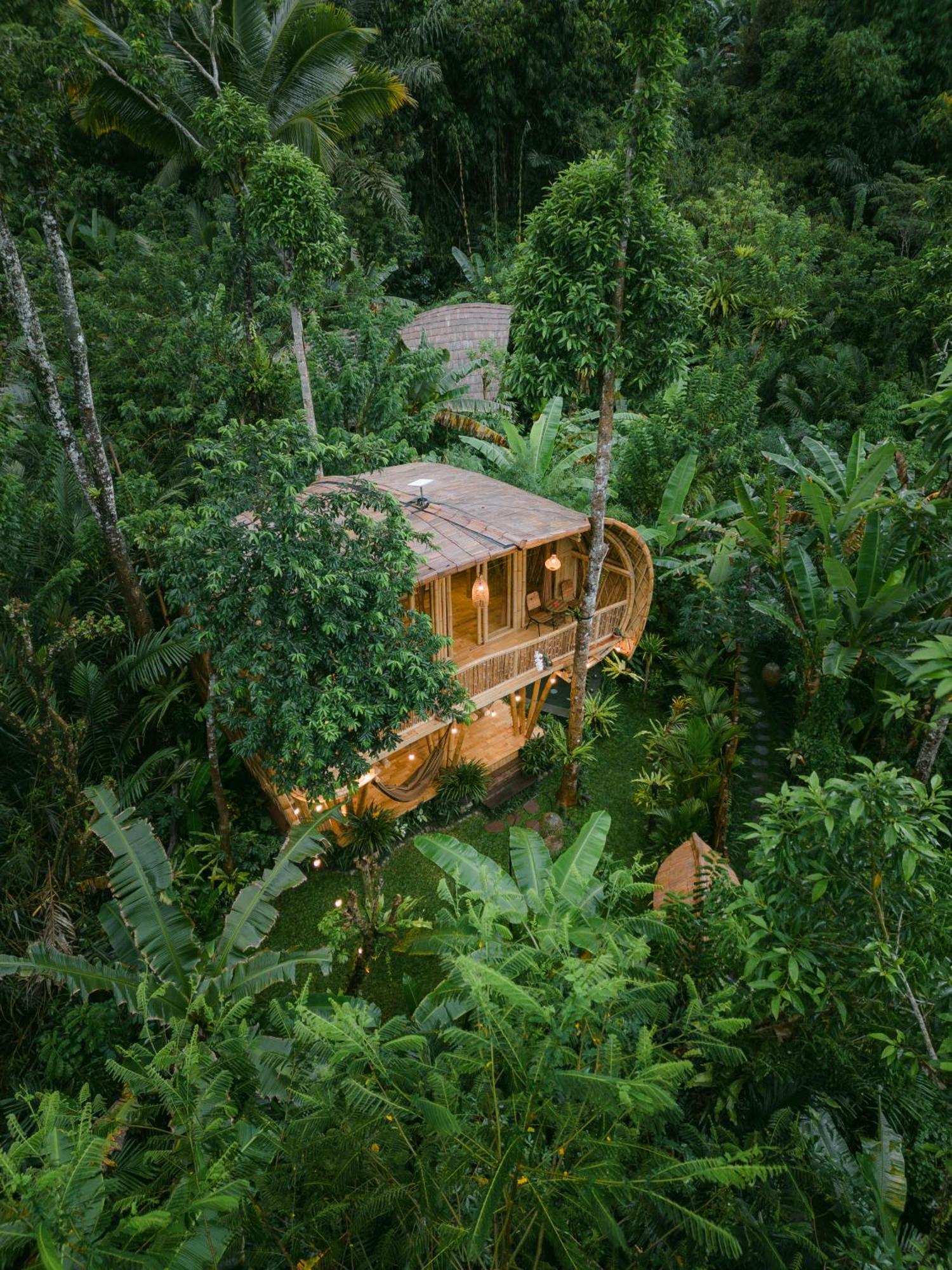 Alamvaya Bali Bamboo House Villa Sidemen  Kültér fotó