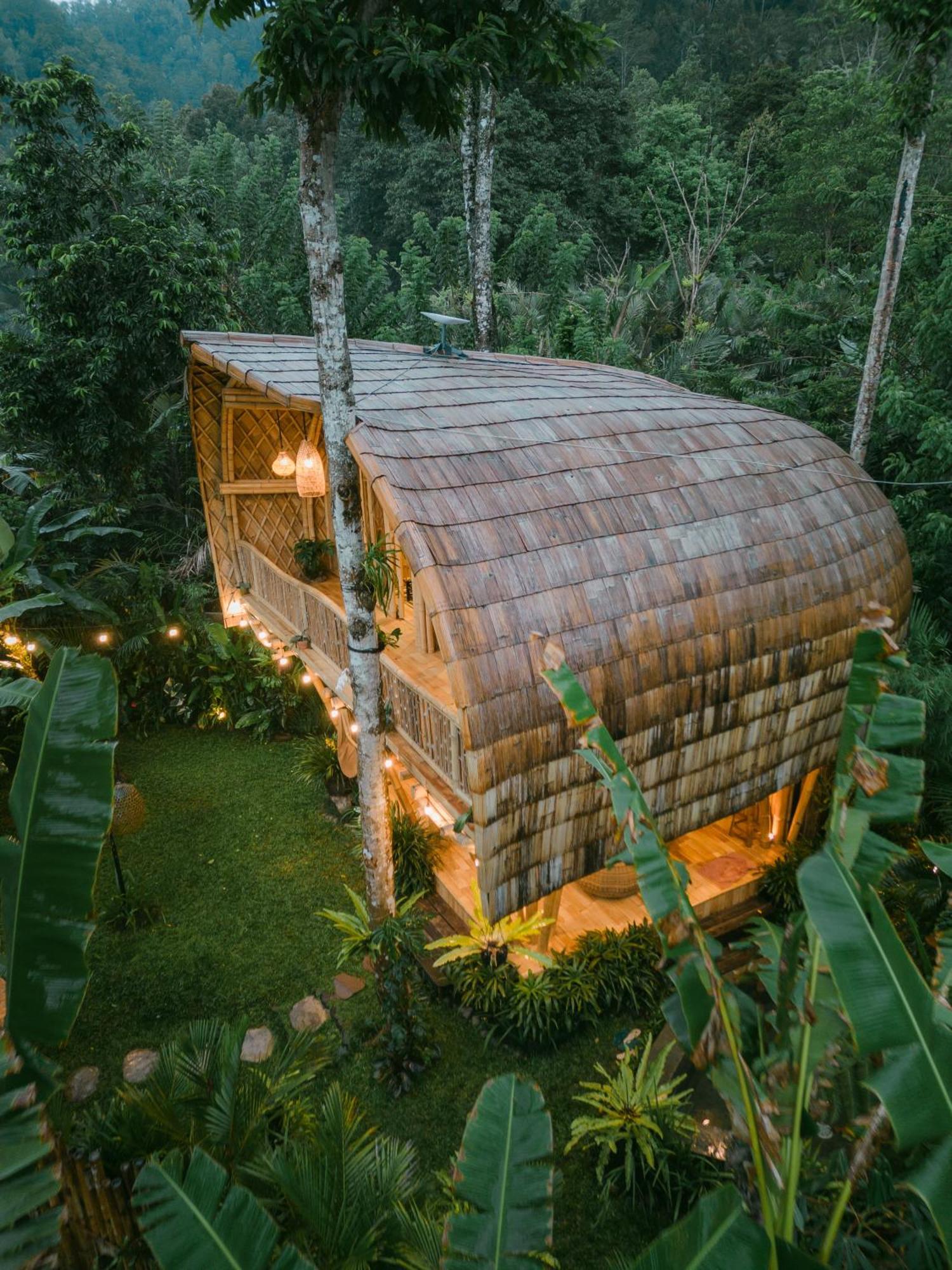 Alamvaya Bali Bamboo House Villa Sidemen  Kültér fotó