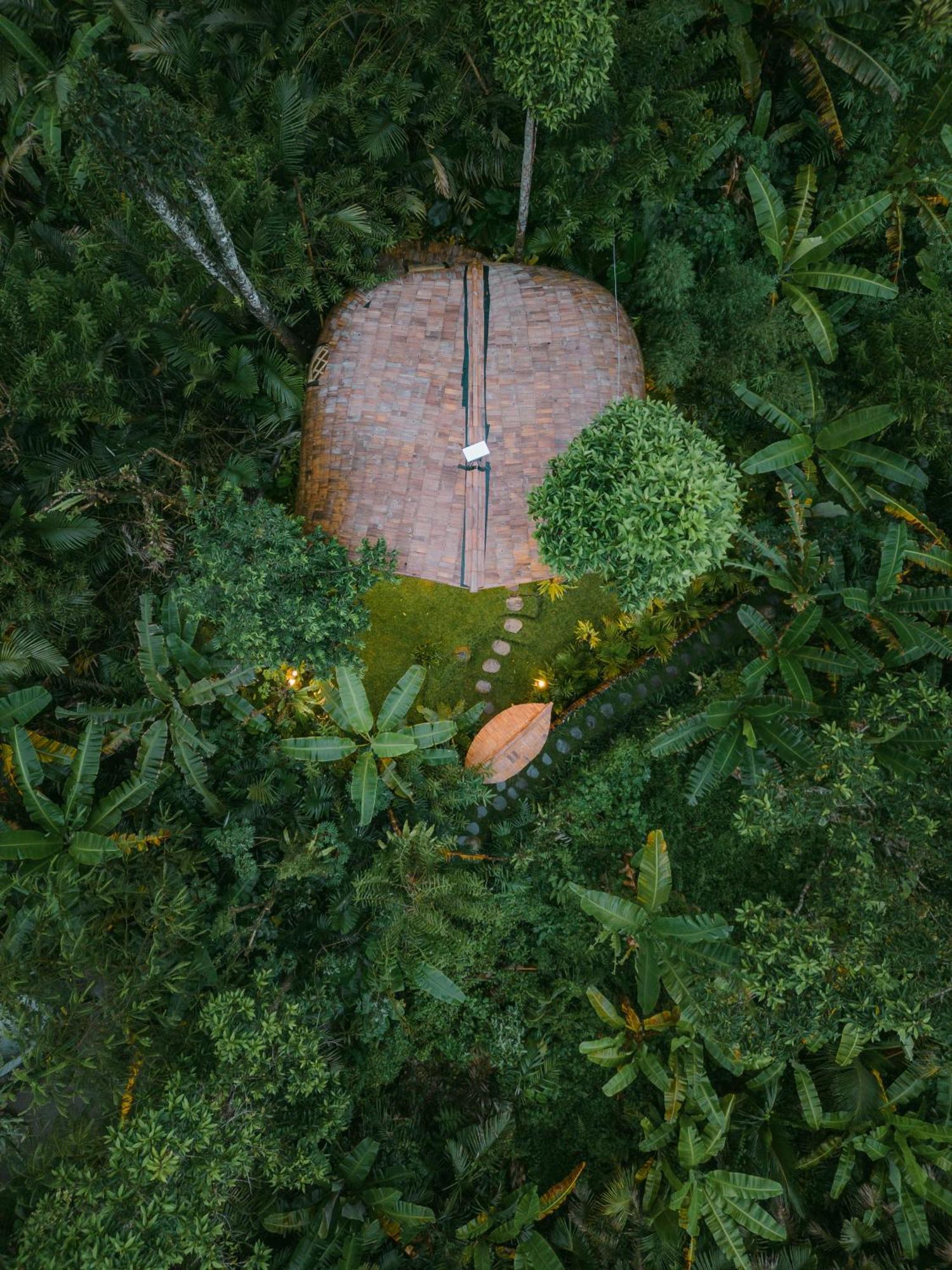 Alamvaya Bali Bamboo House Villa Sidemen  Kültér fotó