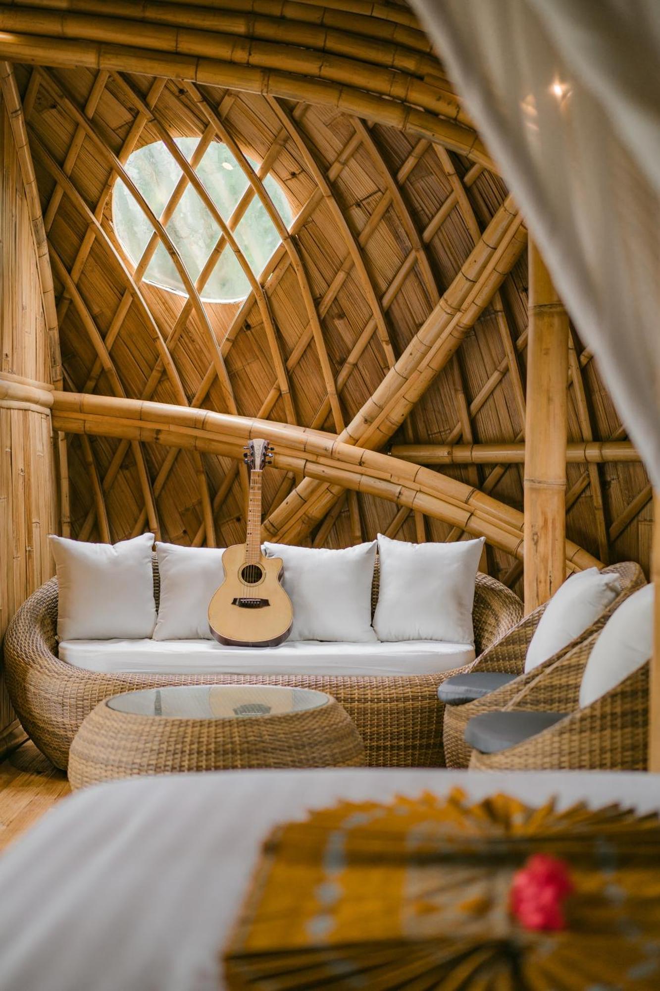 Alamvaya Bali Bamboo House Villa Sidemen  Kültér fotó