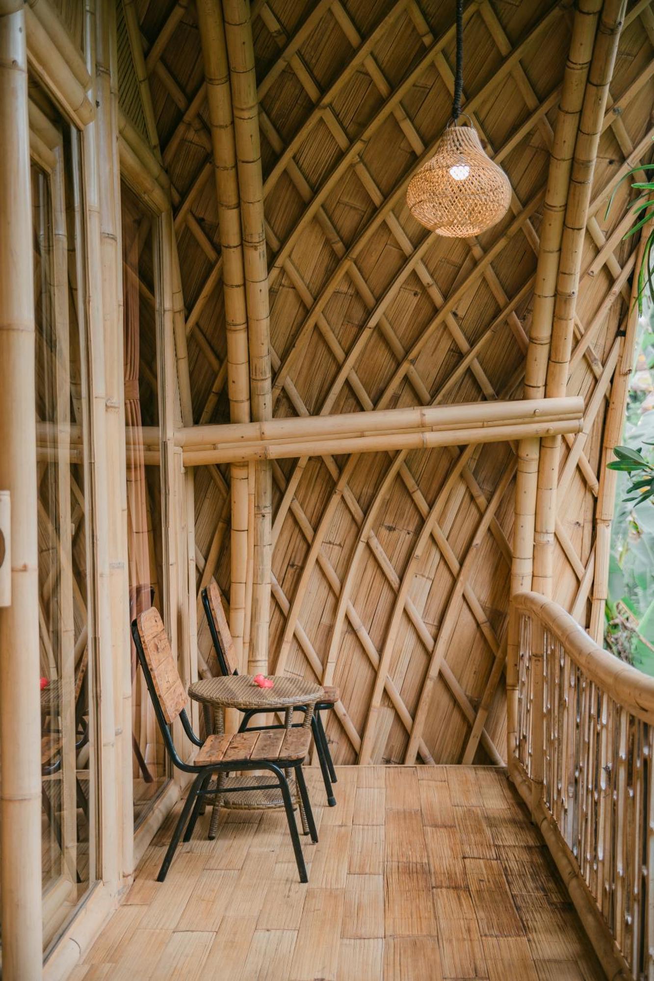 Alamvaya Bali Bamboo House Villa Sidemen  Kültér fotó
