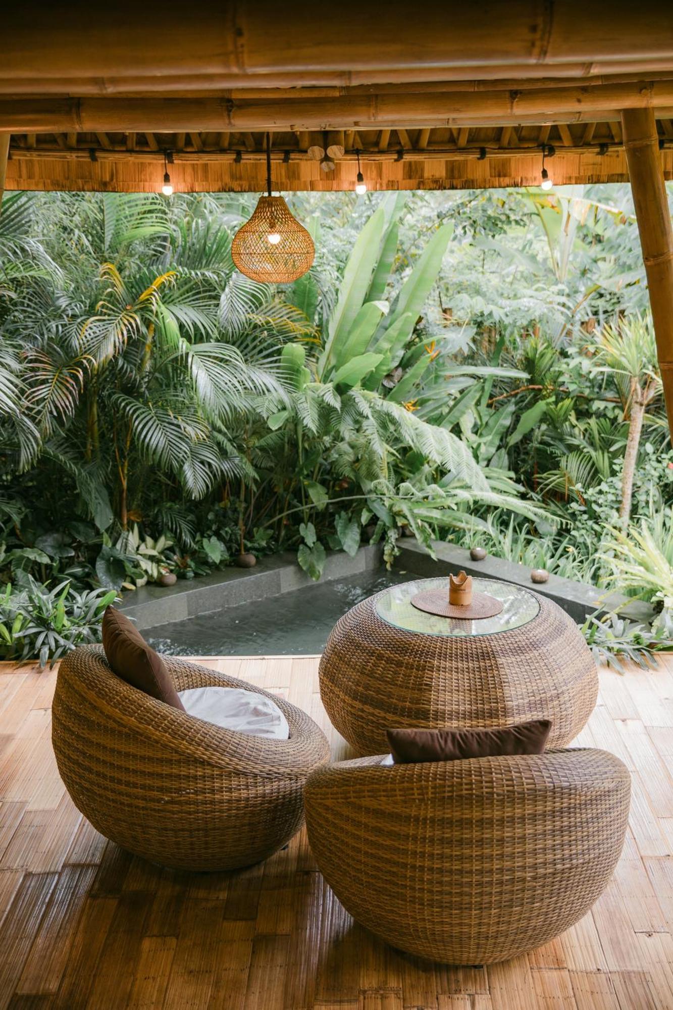 Alamvaya Bali Bamboo House Villa Sidemen  Kültér fotó