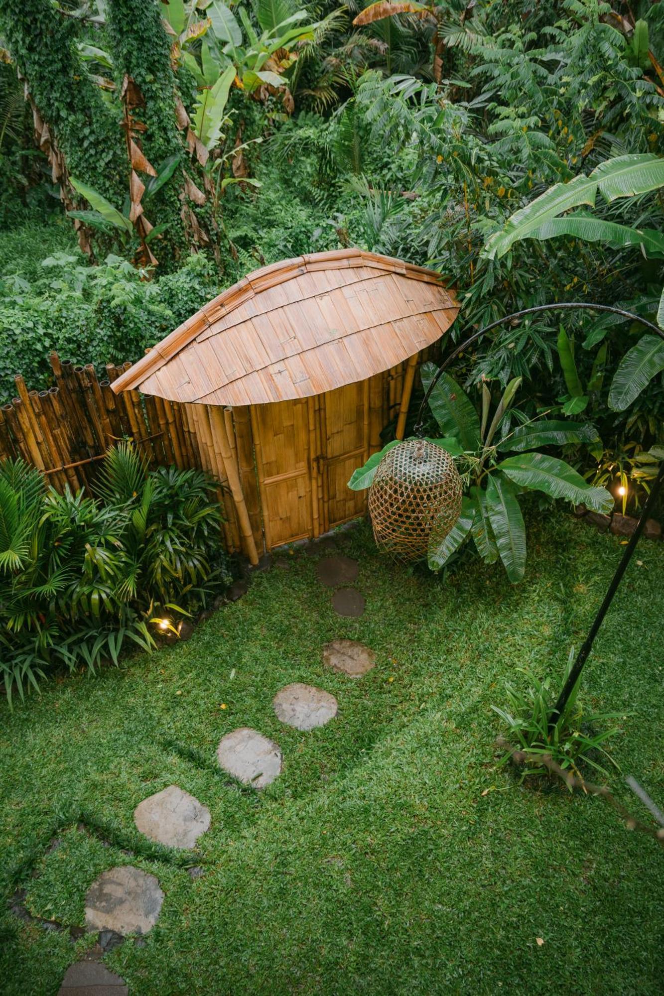 Alamvaya Bali Bamboo House Villa Sidemen  Kültér fotó