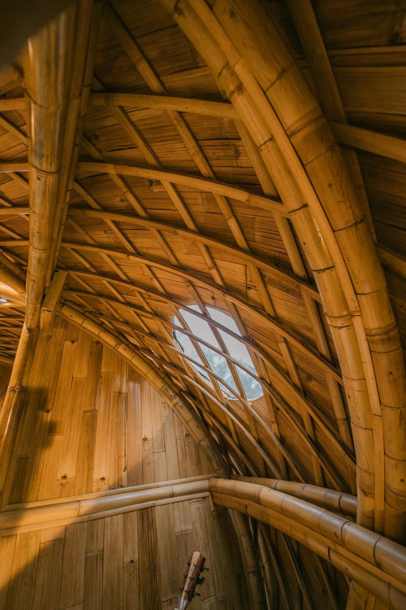 Alamvaya Bali Bamboo House Villa Sidemen  Kültér fotó