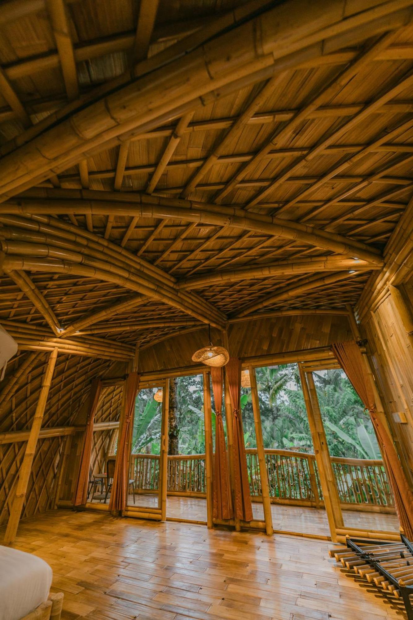 Alamvaya Bali Bamboo House Villa Sidemen  Kültér fotó