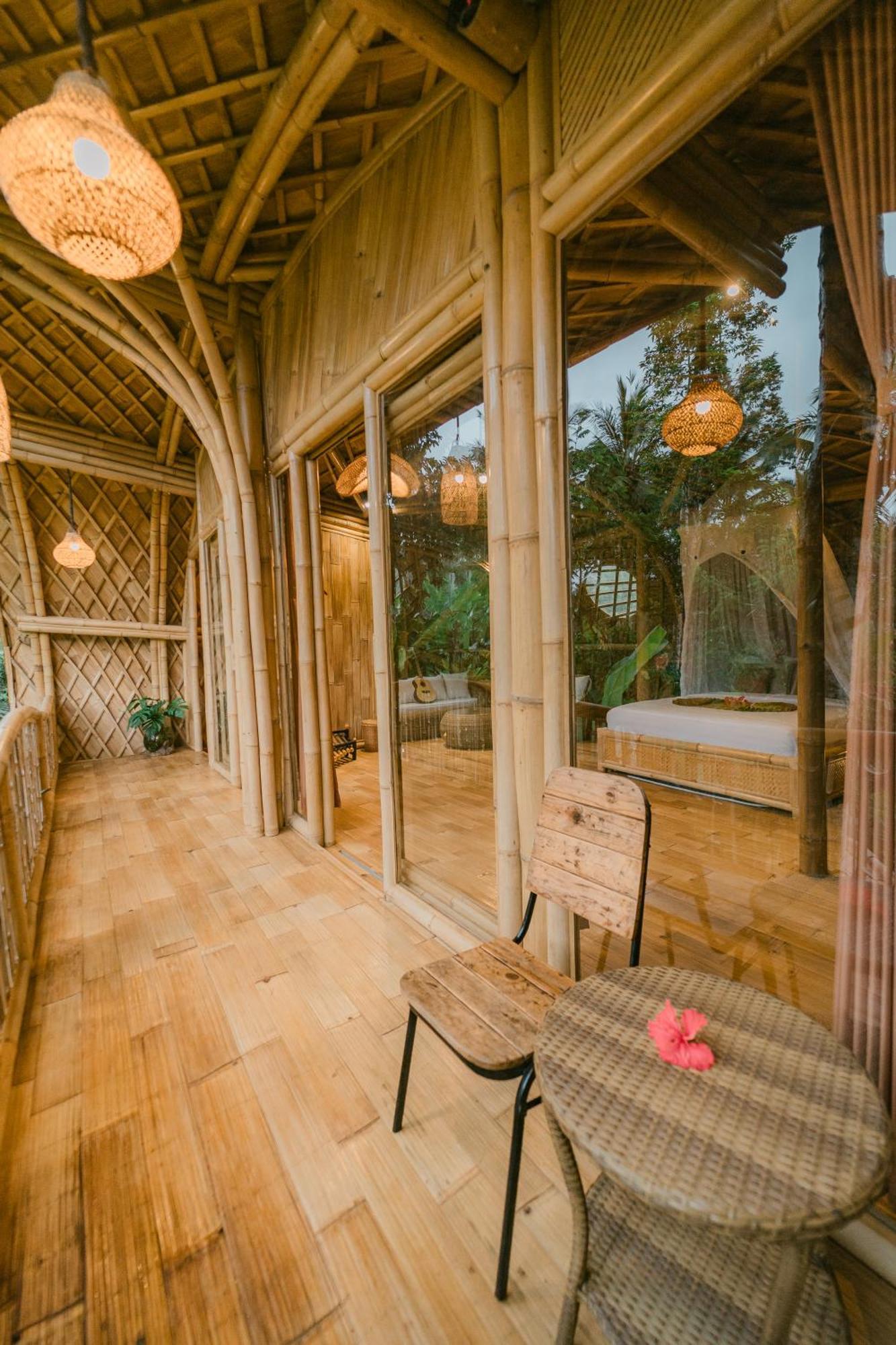 Alamvaya Bali Bamboo House Villa Sidemen  Kültér fotó