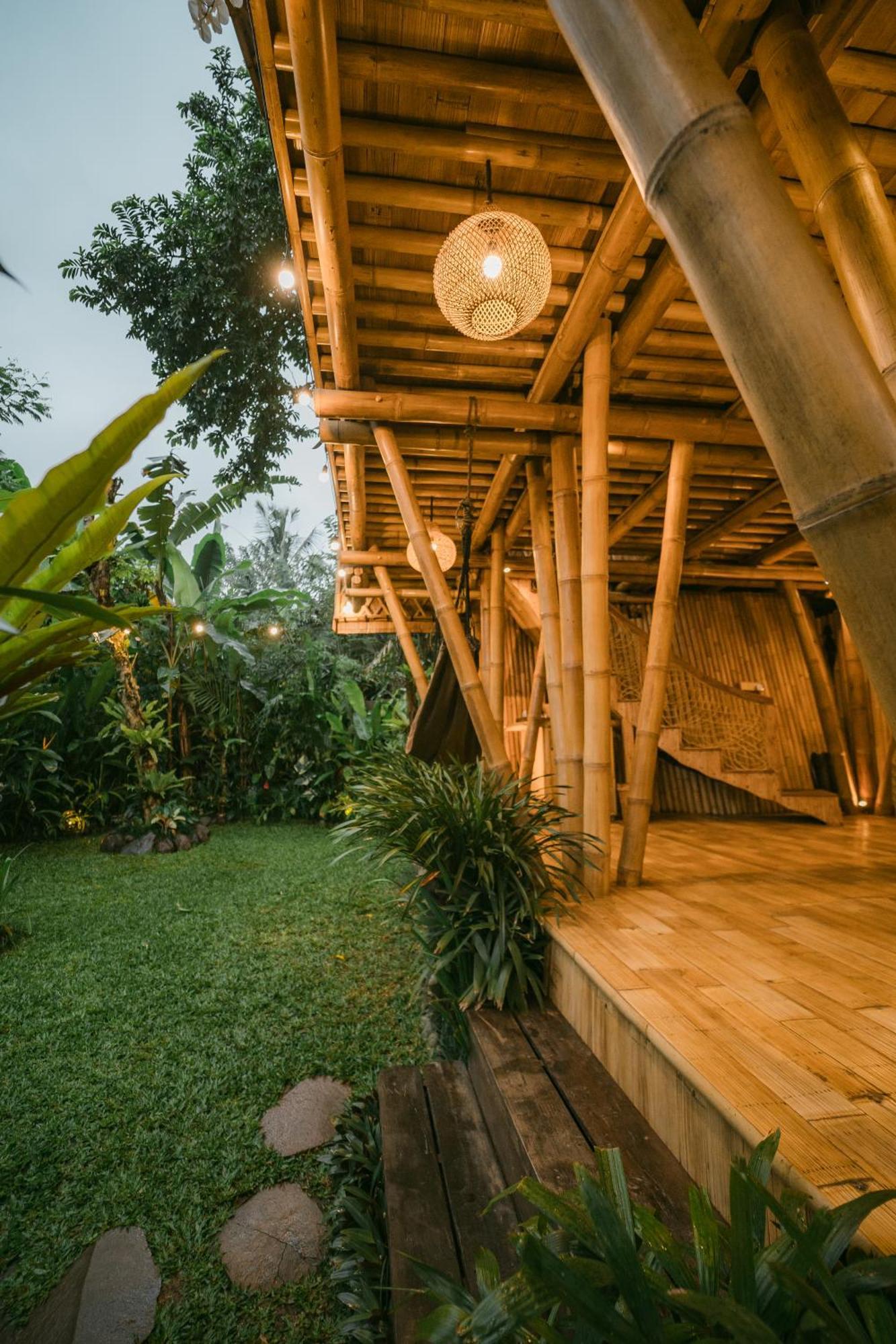 Alamvaya Bali Bamboo House Villa Sidemen  Kültér fotó