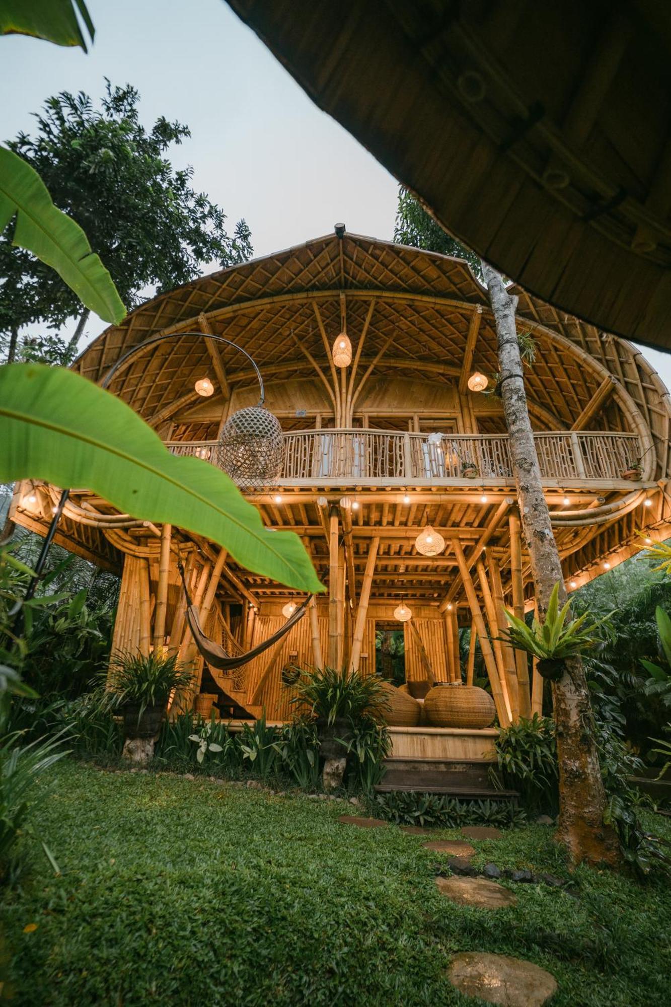 Alamvaya Bali Bamboo House Villa Sidemen  Kültér fotó
