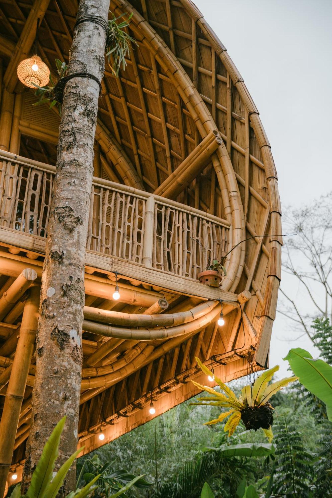 Alamvaya Bali Bamboo House Villa Sidemen  Kültér fotó