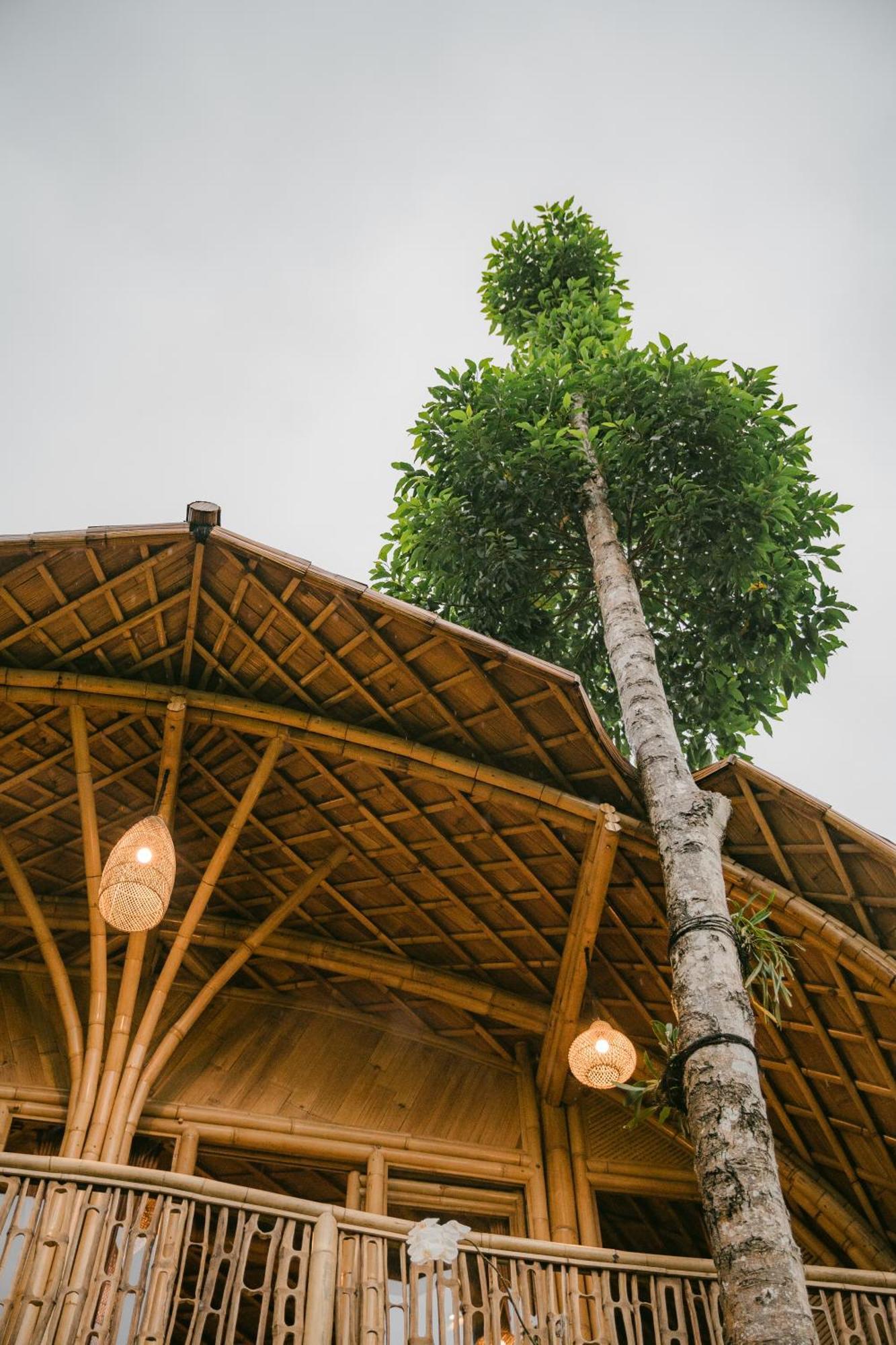 Alamvaya Bali Bamboo House Villa Sidemen  Kültér fotó