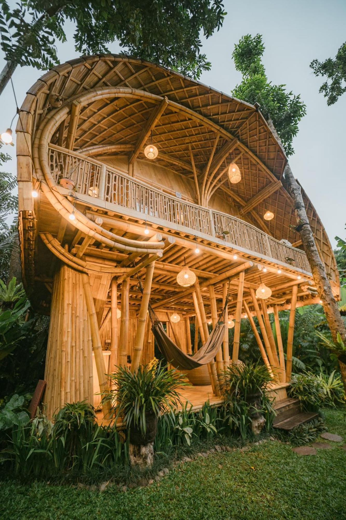 Alamvaya Bali Bamboo House Villa Sidemen  Kültér fotó
