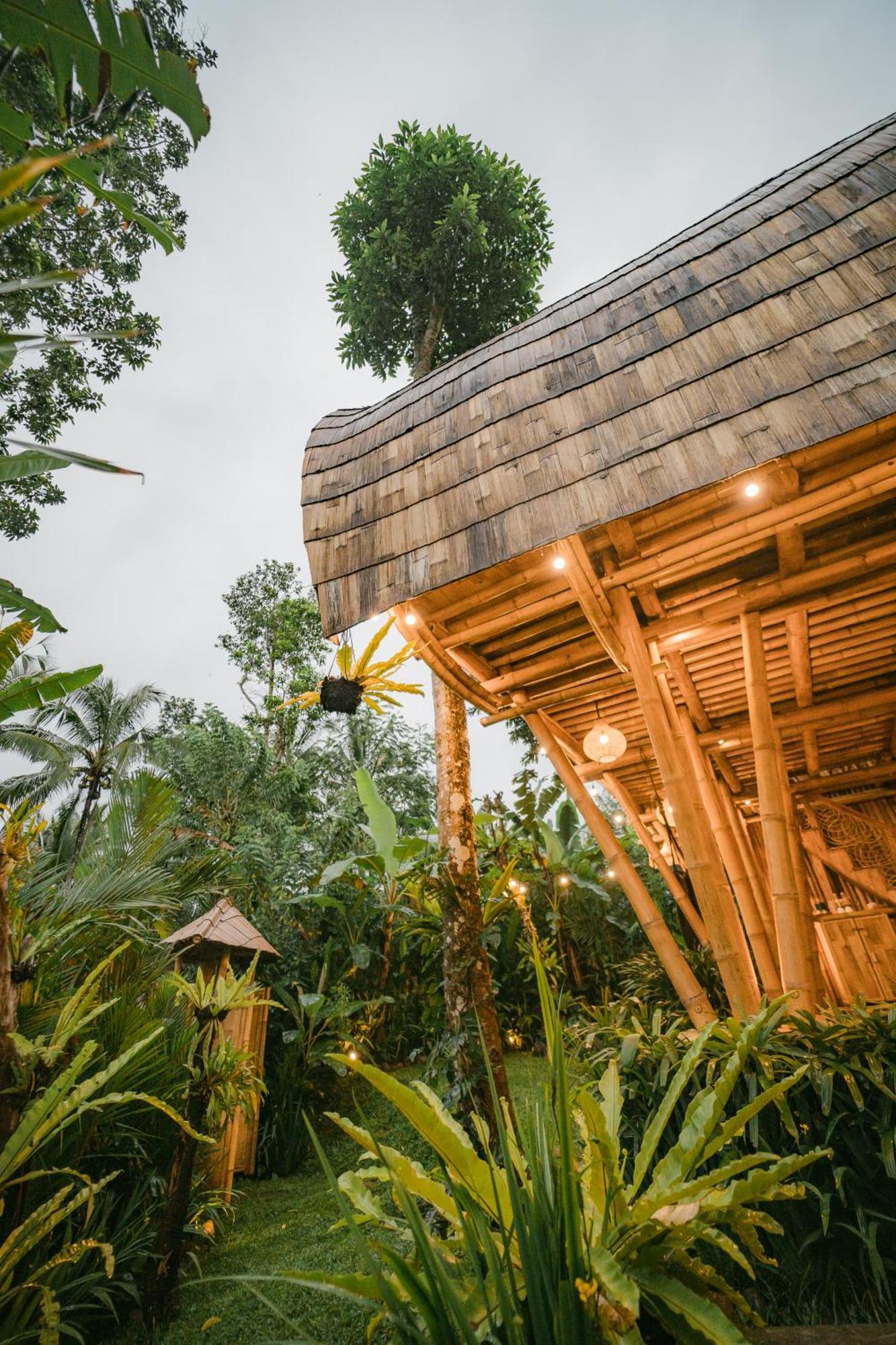 Alamvaya Bali Bamboo House Villa Sidemen  Kültér fotó
