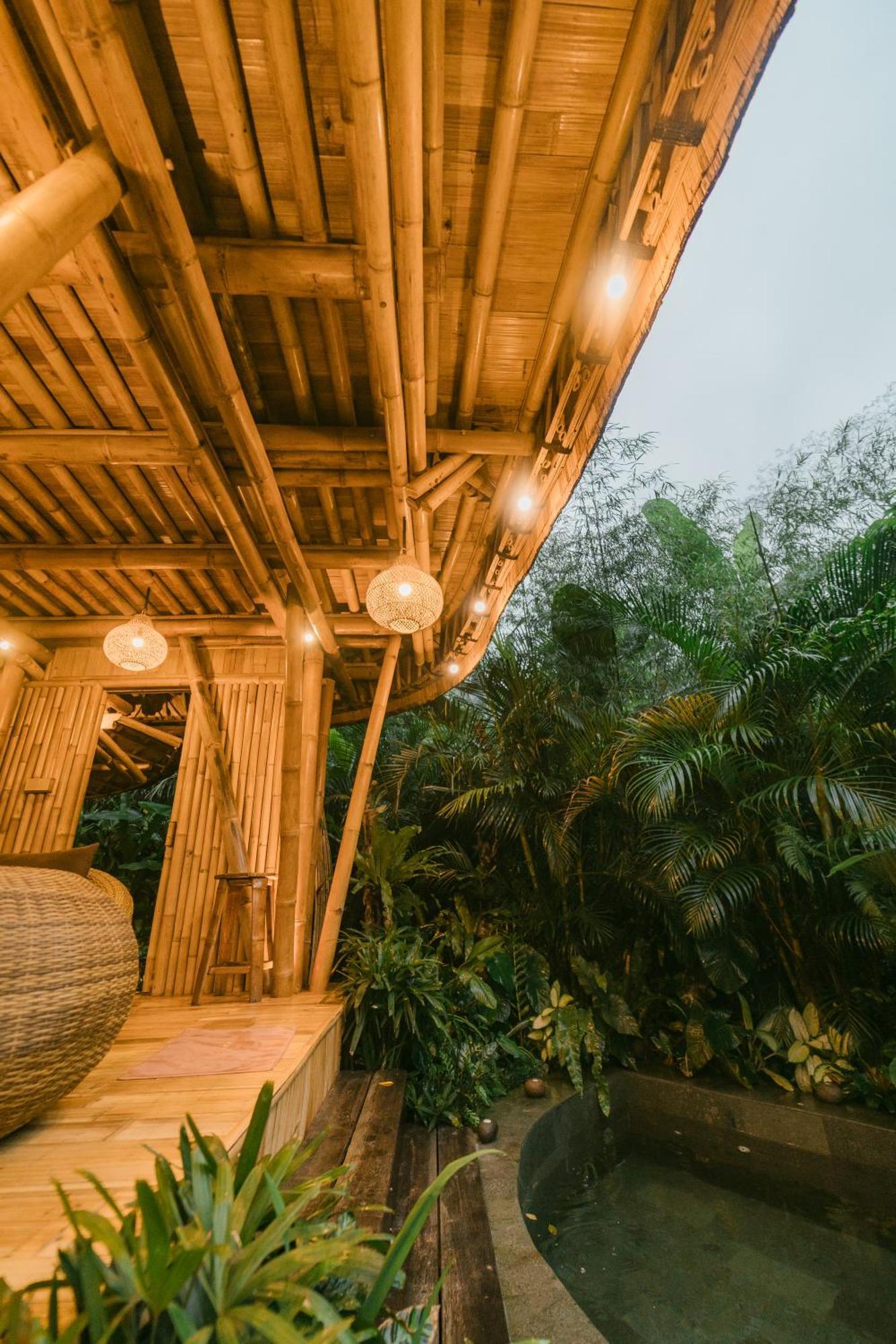 Alamvaya Bali Bamboo House Villa Sidemen  Kültér fotó