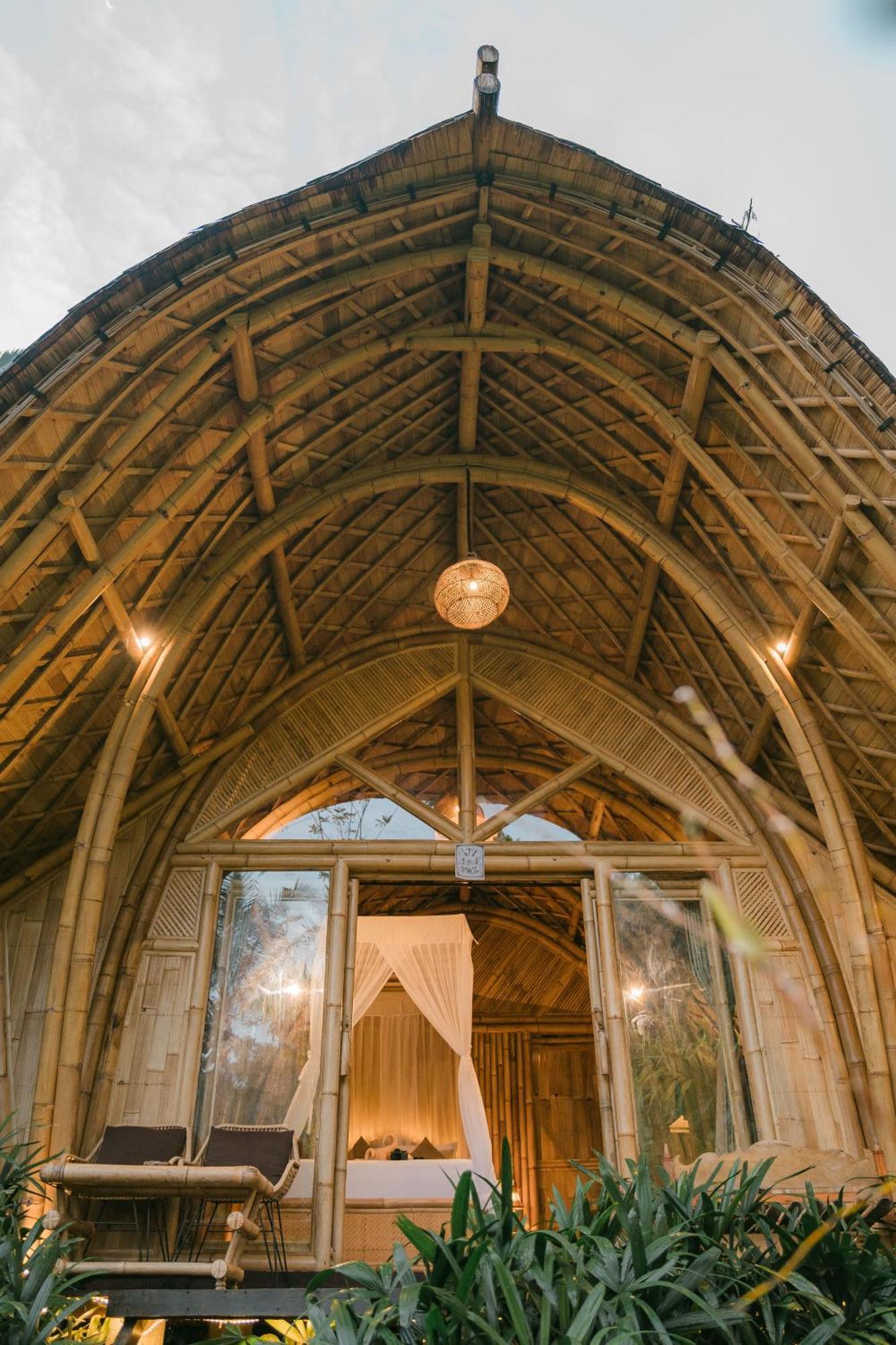 Alamvaya Bali Bamboo House Villa Sidemen  Kültér fotó
